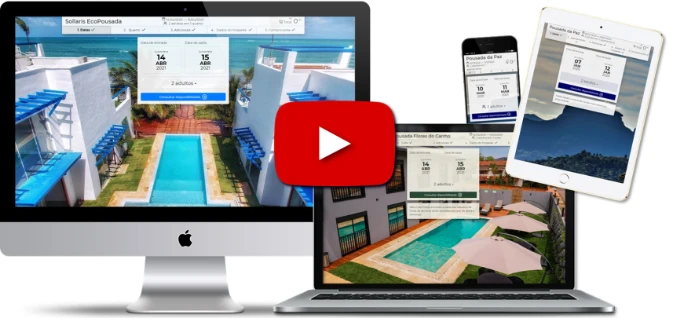 Motor de Reservas de Hotéis com alta conversão e com recebimento por PIX